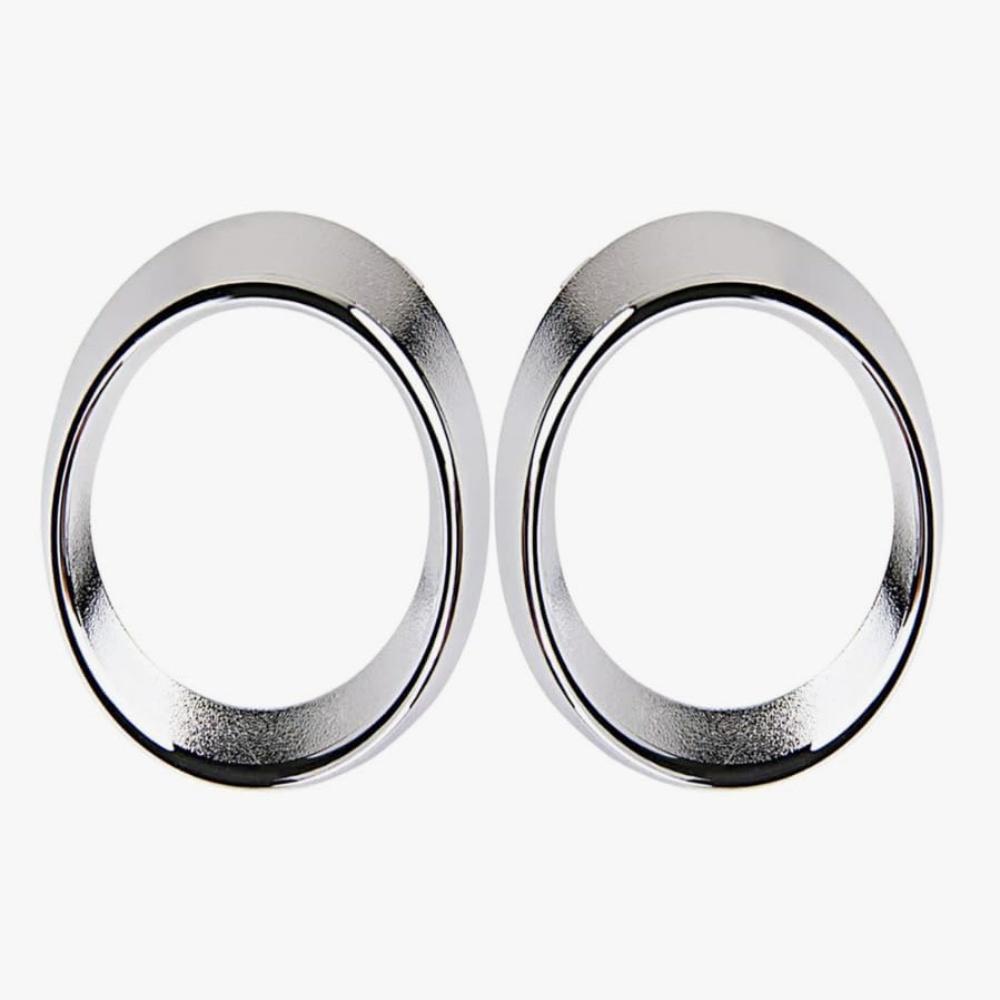 Front Left Right Side Bumper Fog Light Trim Ring For Mercedes-Benz W219