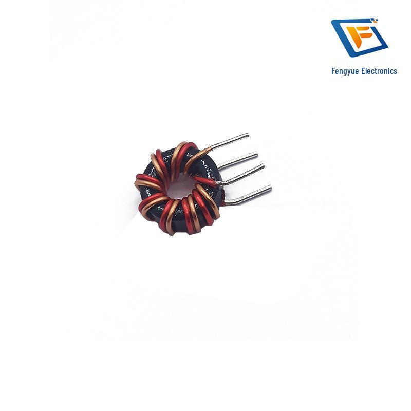 Black Nickel-Zinc Toroidal Common Mode Choke, T8*4*3, 0.55 Red Core, 7 Turns, 20uH Inductor Coil
