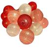 New 20 LEDs USB Powered Cotton Ball Fairy String Lights Holiday Wedding Party Patio Bedroom Christmas Decorations Lighting Navid