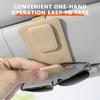 SEAMETAL Car Glasses Clip PU Leather Sun Visor Magnetic Card Ticket Holder Multifunction Sun Visor Car Accessories