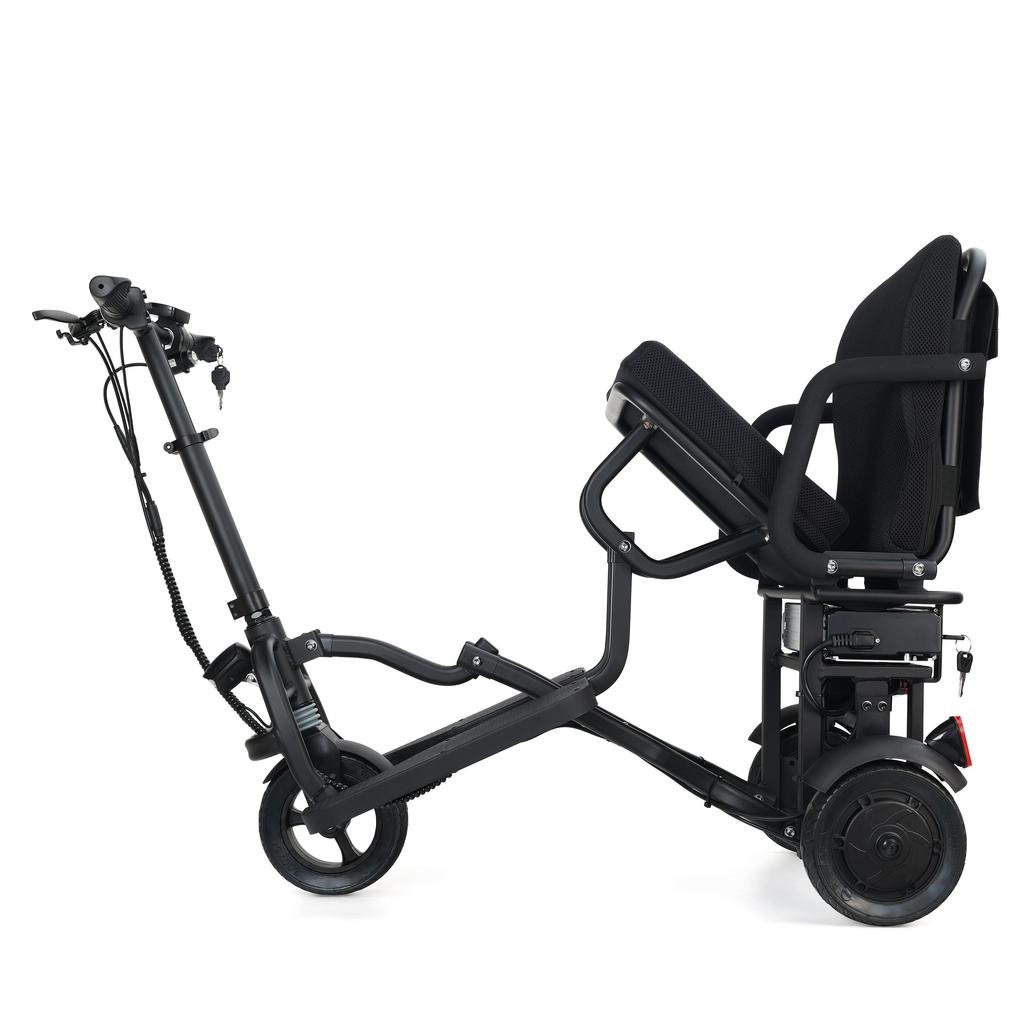 WEYRAL C36VT Safe Electric Riding Wheelchair 300W Motor 8AH Battery 15KM/H Max Speed Convenient Folding Electric Wheelchair