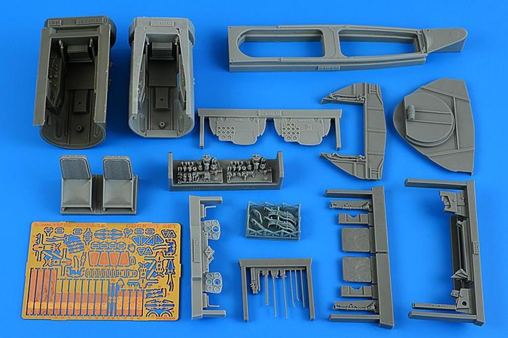Iris Cockpit Plastic Model Parts ARS2280 1/32 Me262B-1a (for Revell) (Airplane)
