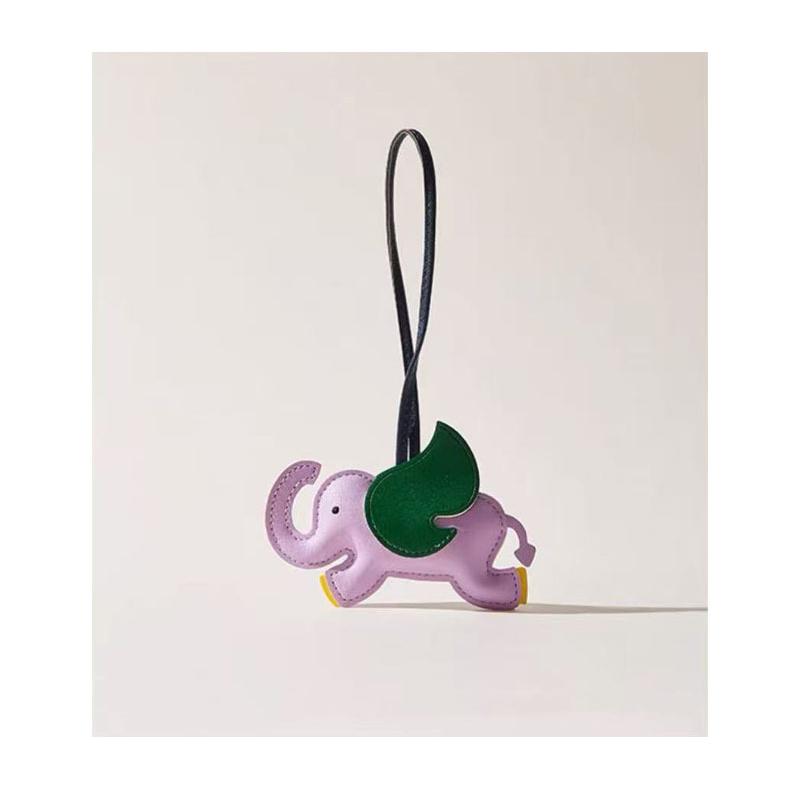 

Cute and Playful Leather Dumbo Bag Pendant Bag Charm Bag Accessories School Bag Backpack Charm