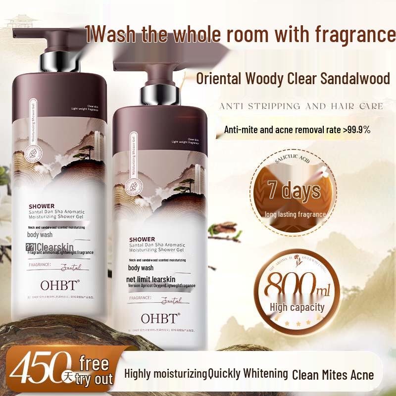 OHBT Lang anhaltendes duftendes Duschgel für alle Hauttypen