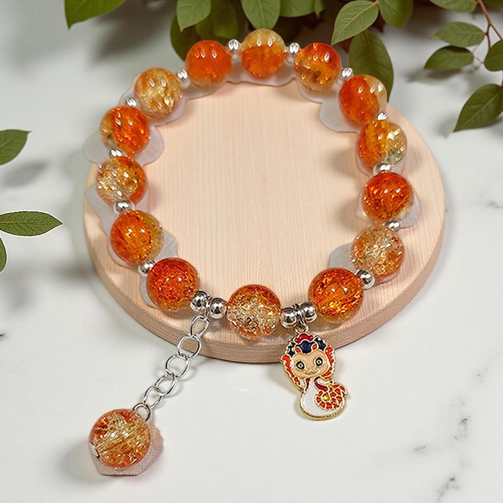 Butterfly Love Flower 10mm Handmade Beaded Bracelet - Original, Personalized, Exquisite Jewelry Gift for Friends and Newcomers