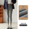 Women's Thermal High Waist Ribbed Tummy Control Slimming Base Layer Pants with Velvet, Winter 2025.
