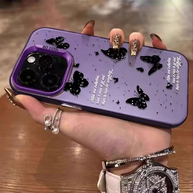 Butterfly Flying Applicable To Apple 16Pro Mobile Phone Case iPhone15plus Cute 14Pro Premium 13 Europe, America 17