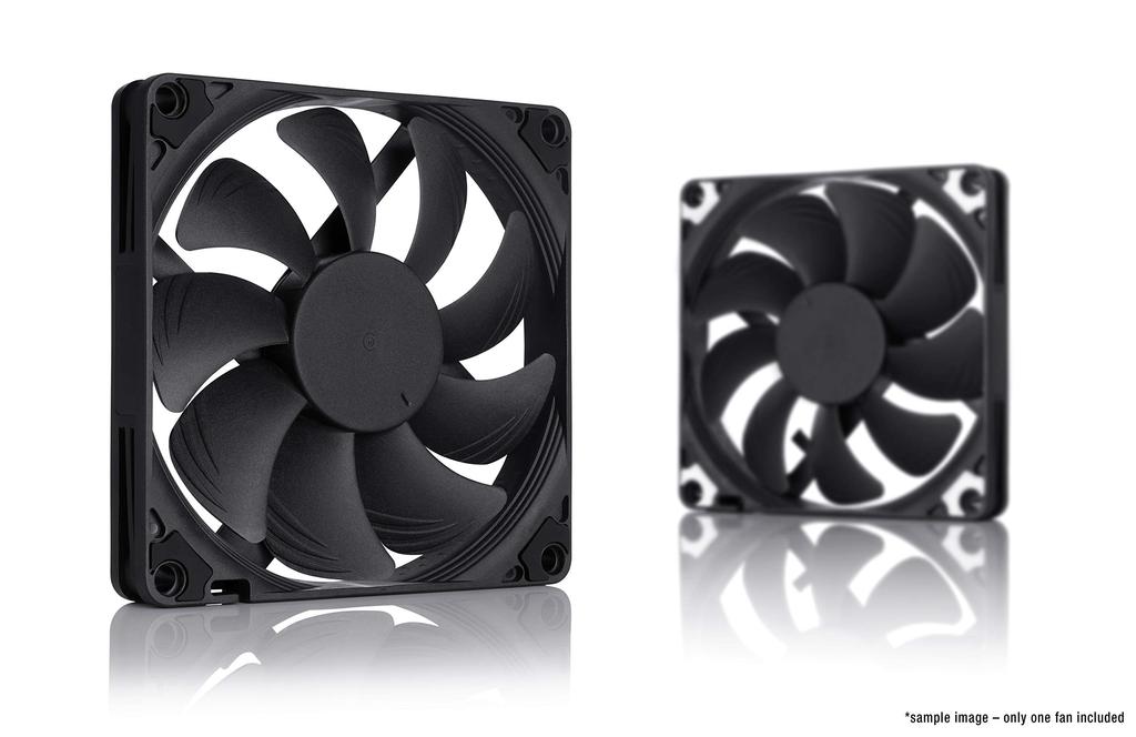 Noctua NF-A9x14 HS-PWM Chromax.black.swap 92mm 14mm Thick 4-pin PWM Slim Case Fan with Anti-vibration Pads.