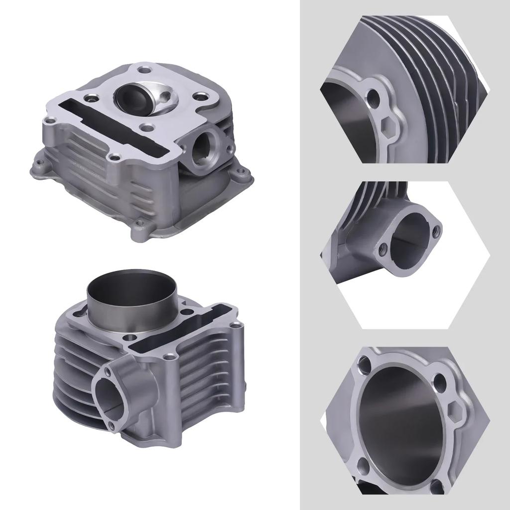 Kit de Cilindro de Diámetro Grande, incluyendo Árbol de Levas y Culata, adecuado para scooters, ATVs y quads GY6 170CC, con accesorios
