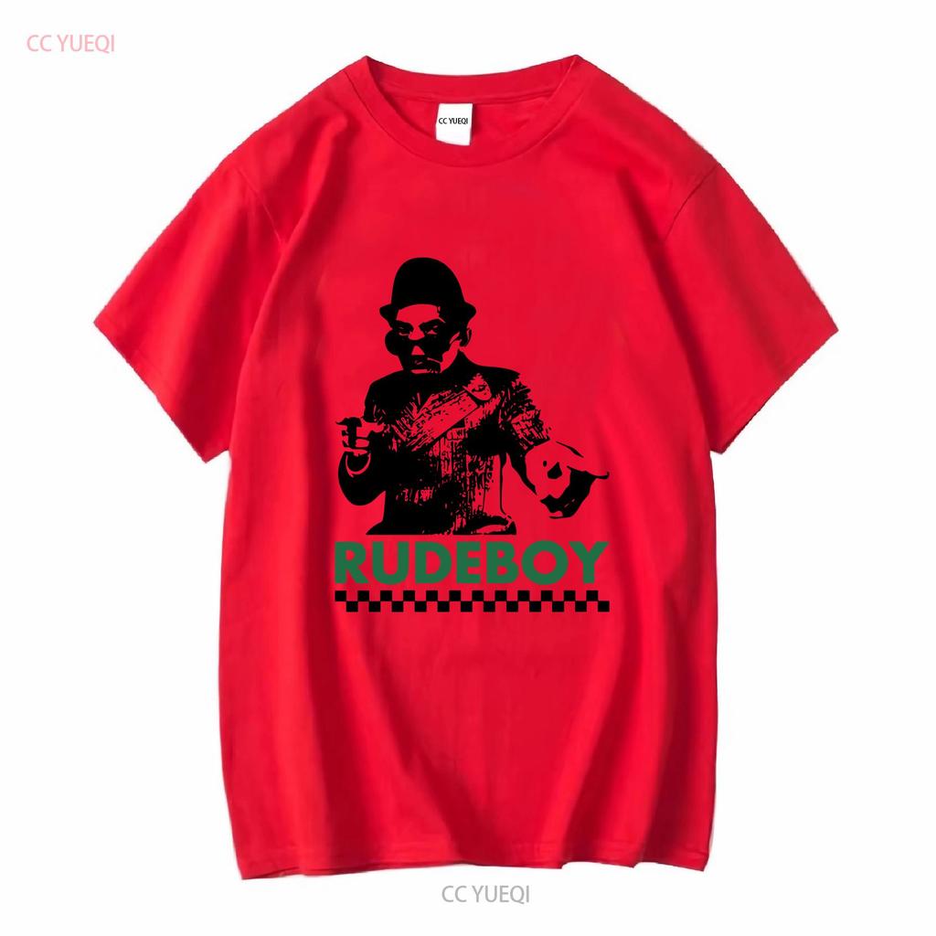 Rudeboy Laurel Aitken Reggae T Shirt Ska Music Skinhead Lee Scratch Perry Long or Short Sleeves Vintage Washed Unisex Slightly