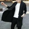Sommar Män Mode Solskyddande Trench Coat Män Punk Hip Hop Cardigan Casual Streetwear Cape