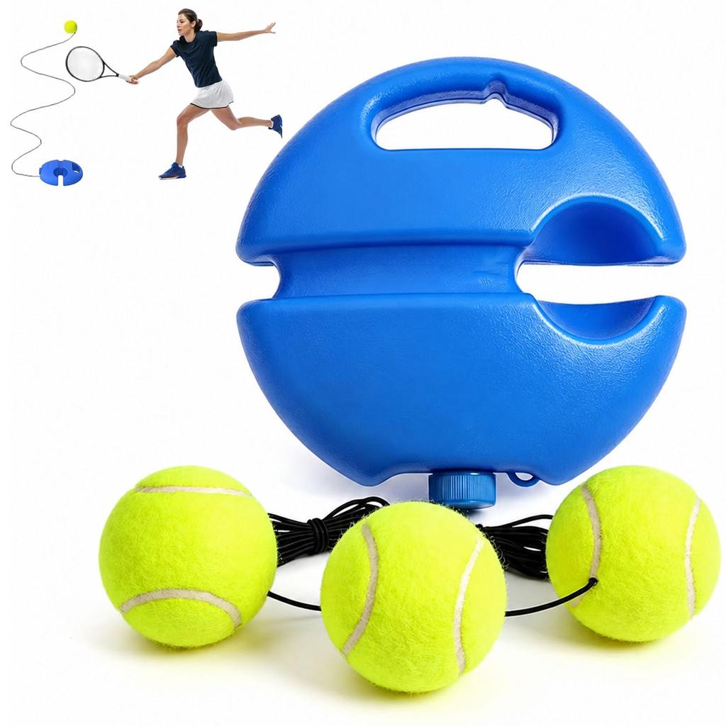 2026 New Tennis Ball Training Baseboard, Tennis Practice Rebounder, Portable Self Training Tool for Beginners,Indoor Outdoor Tennis Return Equipment