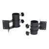 2 Pcs Patio Umbrella Side Holder Steel Parasol Umbrella Clamp Mount Fixed Clip Base for Deck
