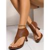 Clip Toe Sandal Boots Women's Fine Heel Clip Sandals Large Size High Heels