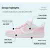 Nike Court Borough Low Recraft PS Rosa Skum Hvit Barnesneakers DV5457-105
