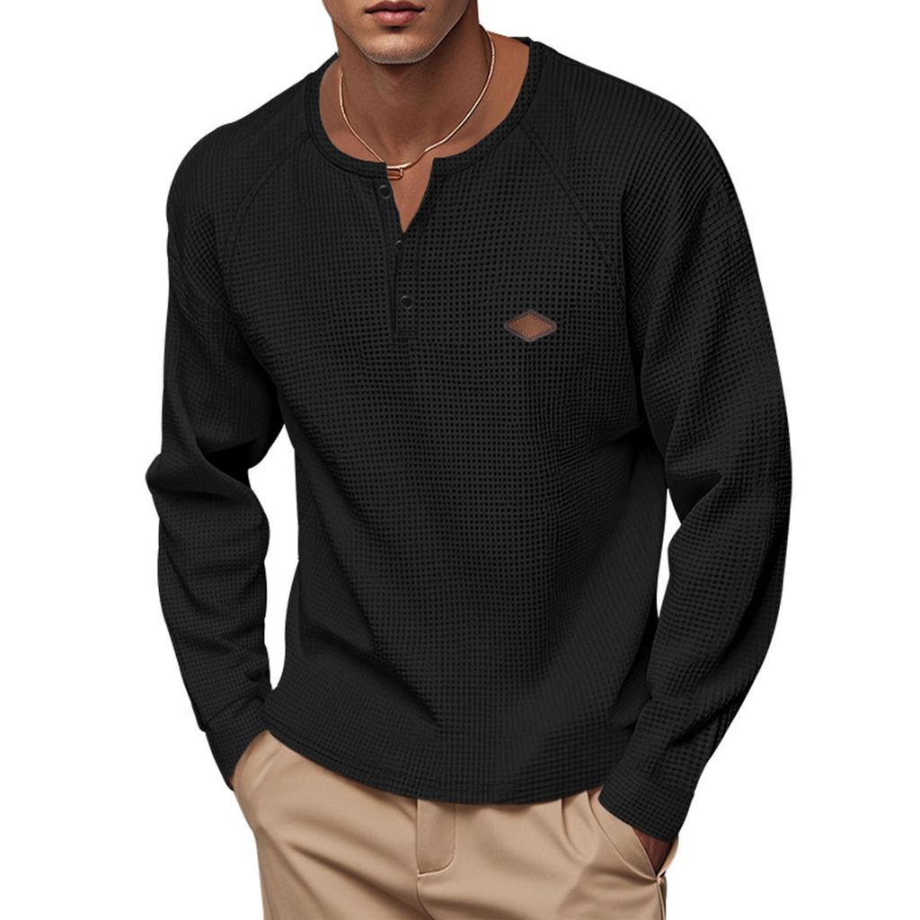 Men's  Leisure  American Style  Buckle  Quick To Dry  Shoulder Insertion  Long Sleeves  Upper Garment