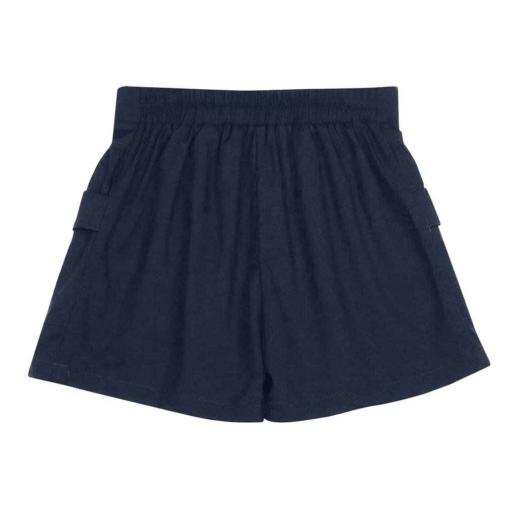 Pantaloni scurți de vară pentru femei, cu talie înaltă, cu buzunare, la modă, casual