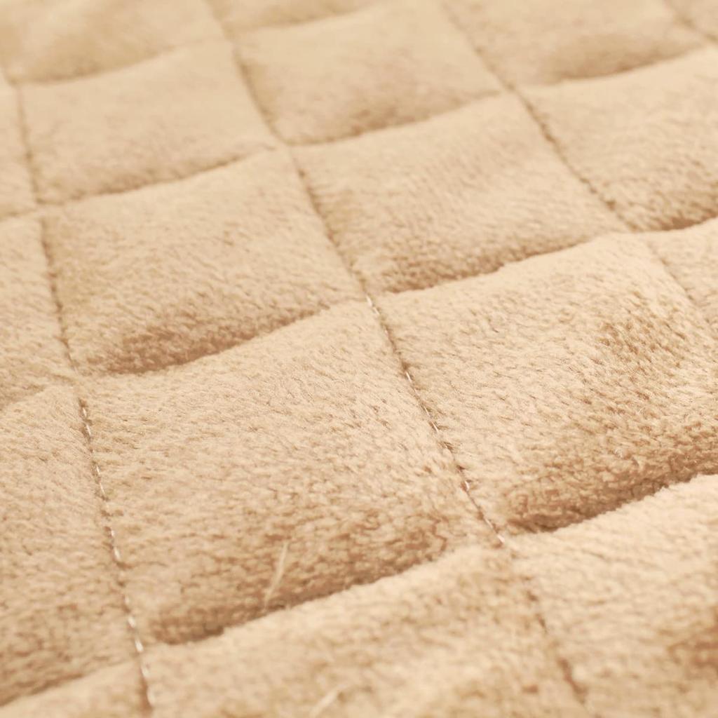 Fluffy Baby Flannel Mattress Beige X 120 Warm, Pad, (70 Cm)