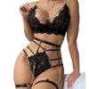 Europäisches & Amerikanisches Sexy Spitzen-Mesh Damen-Dessous-Set