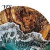 Wear-resistant Drink Coaster 6PCS Car Coaster, Reusable Ocean Theme Heat Resistant Pads, Non-Slip Non-burning Tabletop Stain Cup Holders, for