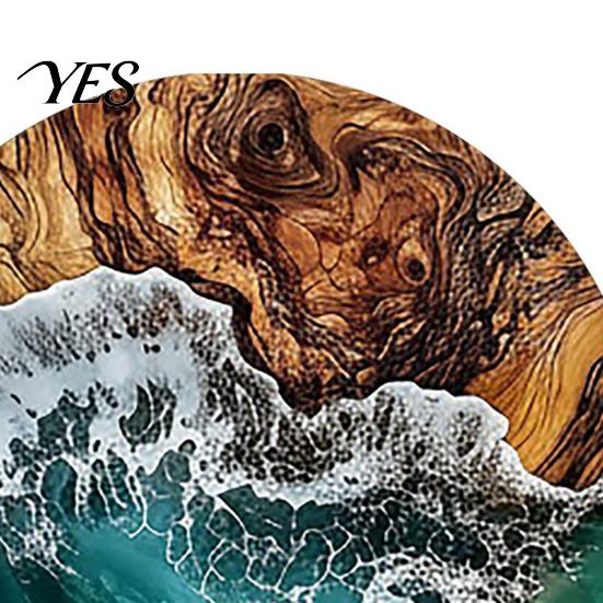 Wear-resistant Drink Coaster 6PCS Car Coaster, Reusable Ocean Theme Heat Resistant Pads, Non-Slip Non-burning Tabletop Stain Cup Holders, for