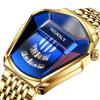 Mode Cool Lokomotive Bestwin Uhr Damen Luxus Quarz Goldene Armbanduhr Herren Wasserdicht Geometrische Form Bestwin Reloj