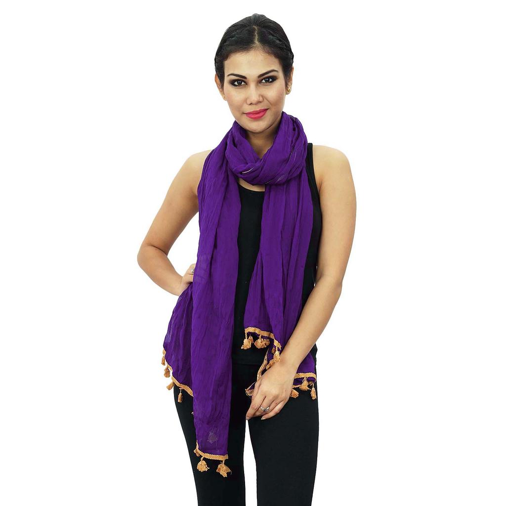 Indischer Dupatta-Chiffon-Mischungs-Halswickel-langer Stola-Chunni-Wurf-Schal