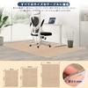 Amazon Exclusive Brand: UOUOMI Floor Mat, Chair Mat, Floor Protection Mat [140 x 100cm], Non-Slip TPR Mat, 4mm Thick, Scratch Prevention, Dent Pad, Fl