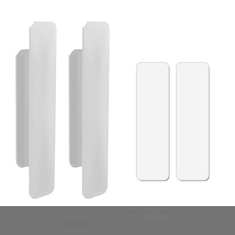 2pcs Non-punching Self-adhesive Handle Drawer Cabinet Handle Window Balcony Sliding Door Handle