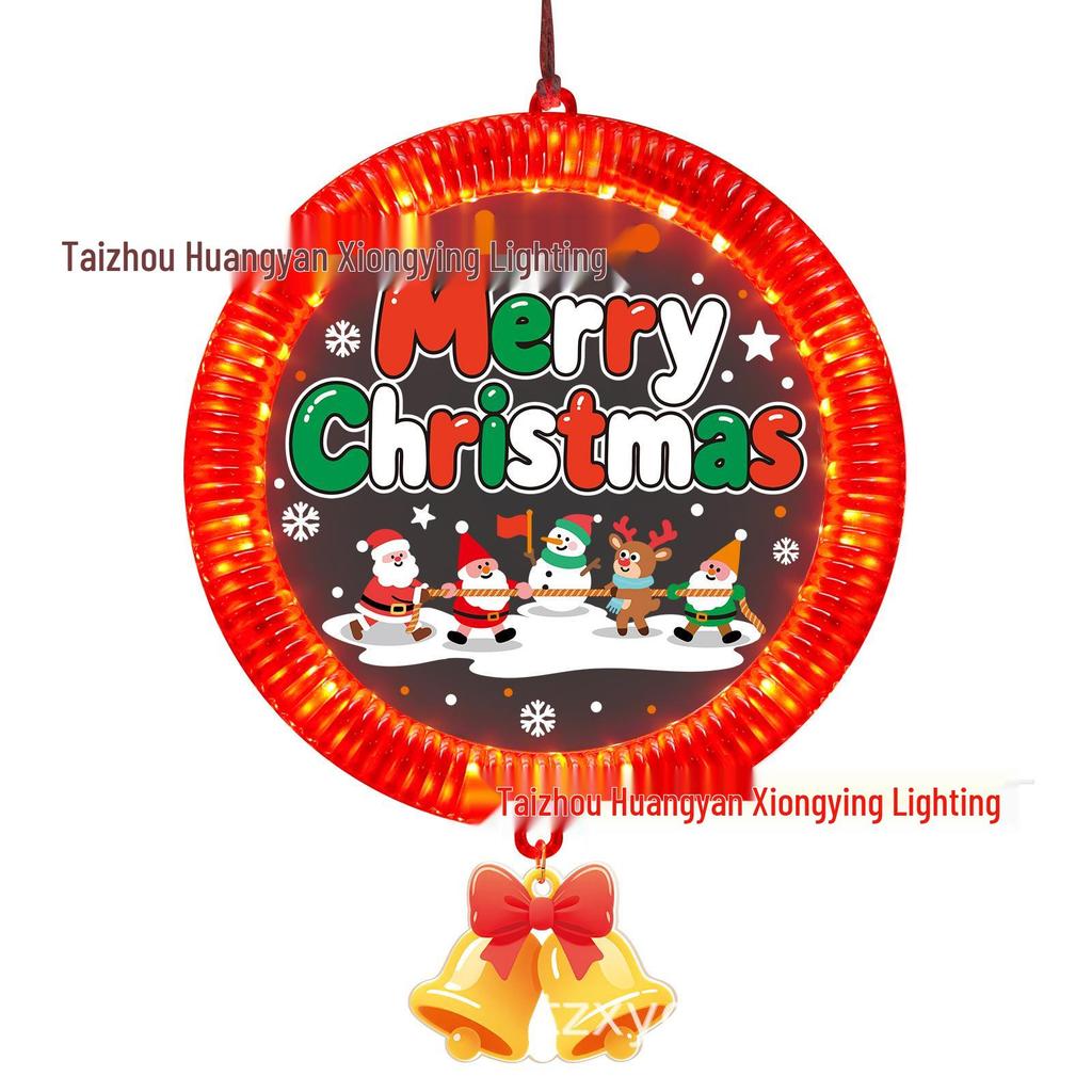 LED Christmas Fairy Lights: Indoor Flashing Ornaments for Festive Window Decoration