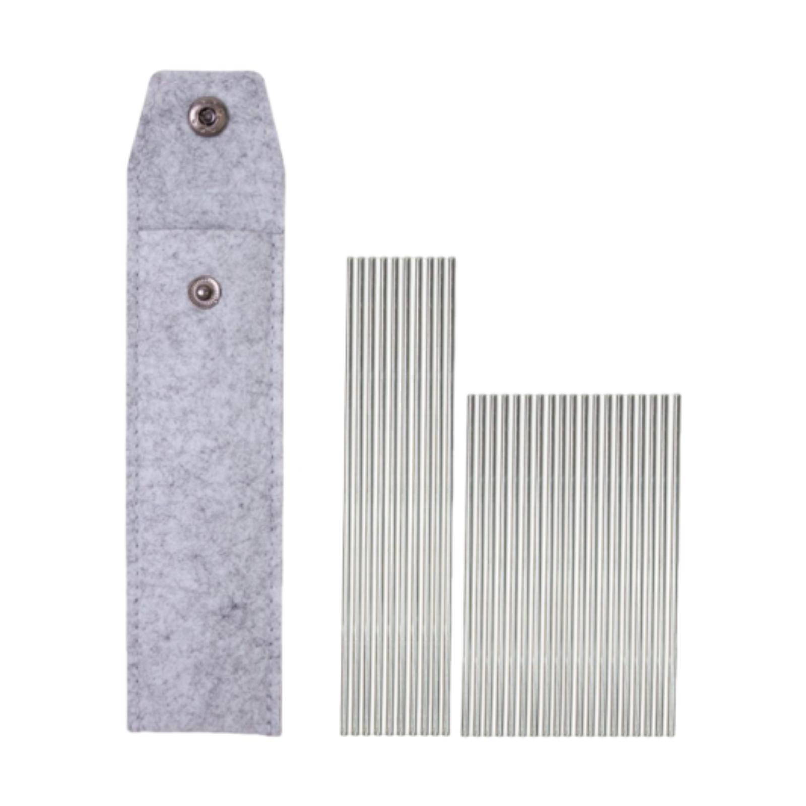 

Crochet Blocking Board Rod Steel Pins Yarn Craft Knitting Accessories Set with Travel Bag for DIY Kit