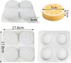1 ks 4 dutinkové silikonové formy na plátky citronu Silikonové formy na plátky pomeranče na ruční zdobení mýdlových dortů .
