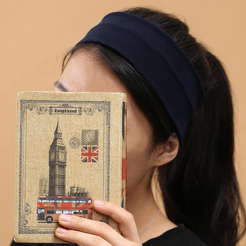 Basic Bandana Hairband (Navy)