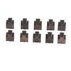 10pcs Carbon Brushes Compatible With For 775 750 755 Motor Standards In Electric Drills And Common Power Tool Uses