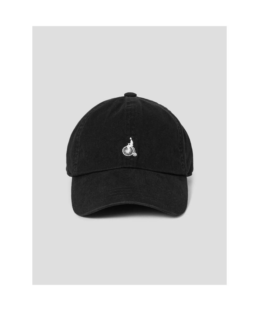 Binpolaegseseoli Oversized Cotton Twill Washed Ball Cap Black