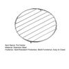 Thickened Stainless Steel Trivet with Non-Slip Feet Heat-Resistant Pot Mat for Hot Dishes Pans Bowls Rust-Proof Essential Kitchen Protector for Table