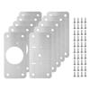 Rustproof Stainless Steel Door Hinge Repair Kit Suitable for Cabinet Doors Includes Screws and Tools Quick Installation