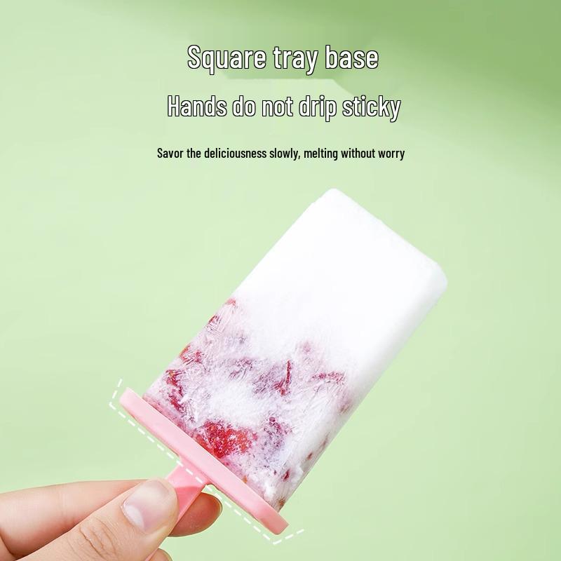 Eisform für selbstgemachte Eis am Stiel mit Deckel - Perfekt für gefrorene Leckereien für Kinder!