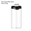 Vacuum Sealed Jug Coffee Beans Glass Airtight Canister Food Grains Candy Keep Fresh Storage Jar Kitchen Accessories