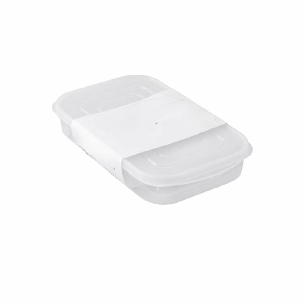 4Pcs Stackable Freezer Fresh-Keeping Box Microwave Safe Food Preservation Box  Meat Storage