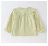 2026 Girls' Long Sleeve Doll Collar Shirt for Autumn and Spring