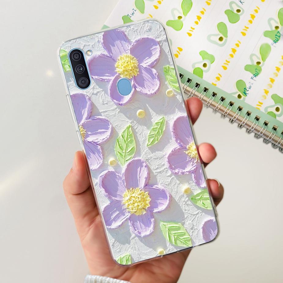 For Samsung Galaxy A11 Case SM-A115F Popular Painted Cover Soft Silicone Phone Case For Samsung A11 M 11 Galaxy M11 M115F Fundas