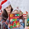 Christmas Countdown Calendars 24-Grid Wrapping Box Advent Countdown Wrapping Calendar For Teens Adults Boys Girls Women Men