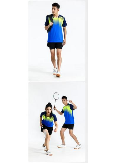 Custom Quick-Dry Table Tennis & Badminton Uniform Set for Men & Women