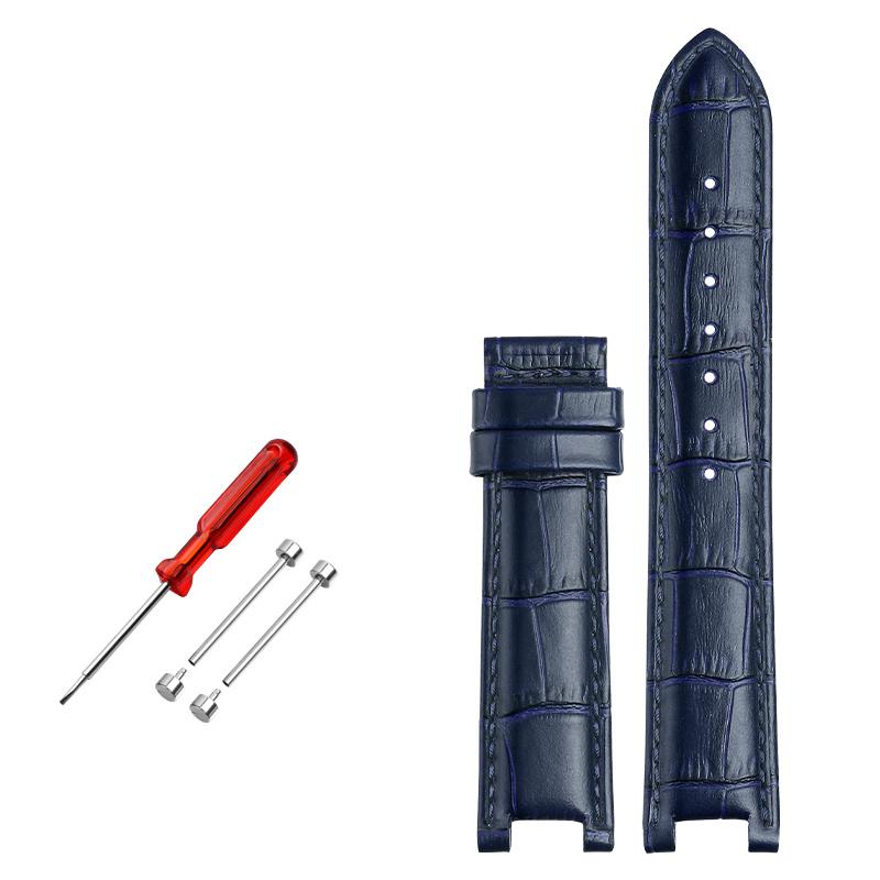 

Браслет из натуральной кожи с верхним слоем для GC 22*13 мм 20*11 мм, ремешок для часов с зубцами, ремешок для часов для пожилых людей, наручные часы, ремешок с винтом 22-13mm