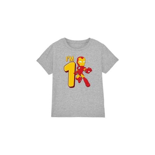Iron Man Childrens/Kids Cute 1st Birthday T-Shirt