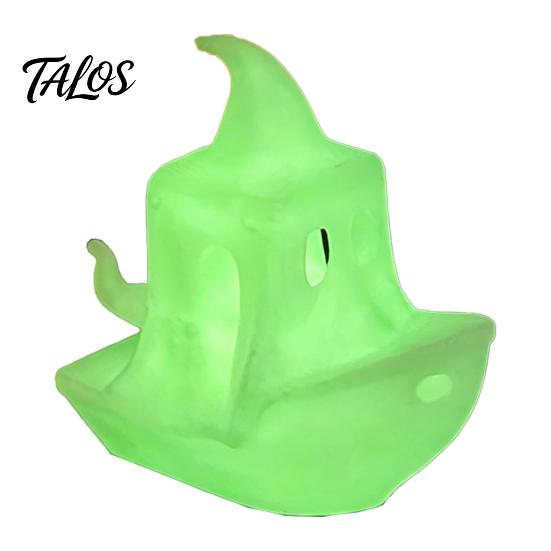 Healing Aesthetic Decor 3D Printed Ghost/Pumpkin Boat Figurine, Creative Ghost Ornament, Mini Pumpkin Halloween Decoration Desktop Decoration,