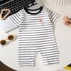 Summer Pure Cotton Baby Romper - Short Sleeve Infant Jumpsuit Onesie