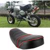 Motorcycle Cushion, Motorcycle Retro Leather Seat Saddle Cushion Fit for Z50 Z50J Z50R G50F Monkey, Black