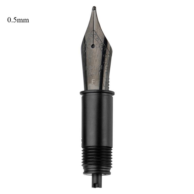 

Сменный наконечник для ручки двойного цвета, запчасти для DIY, титаново-черный, двойной стержень, плавное и практичное письмо, аксессуары для ручек